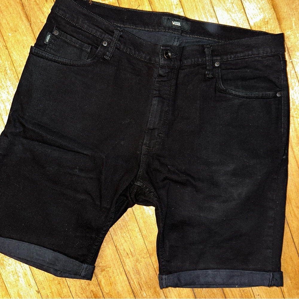 Vans black Jean short